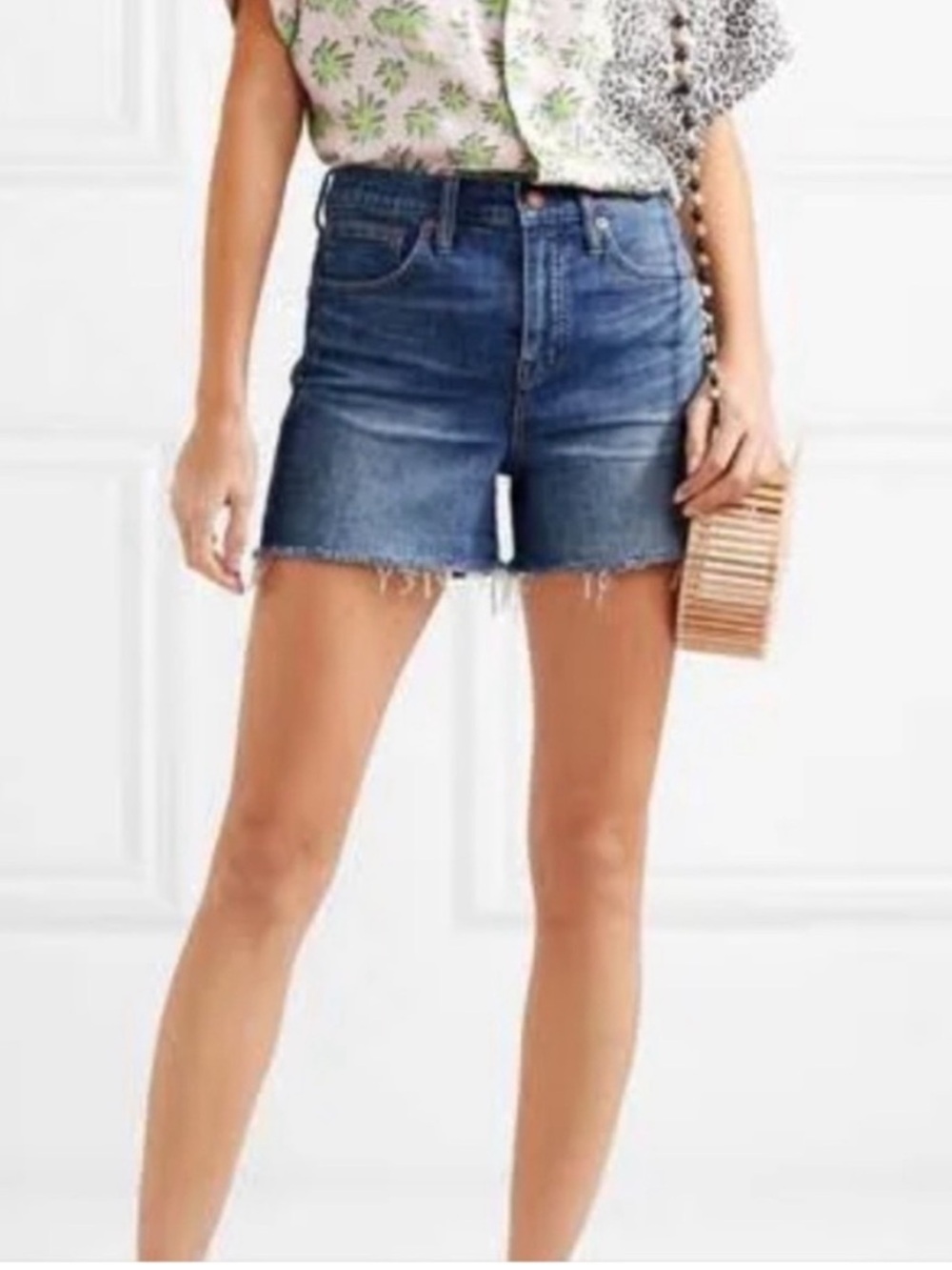 Madewell Curvy High Rise Jean Shorts, sz 32